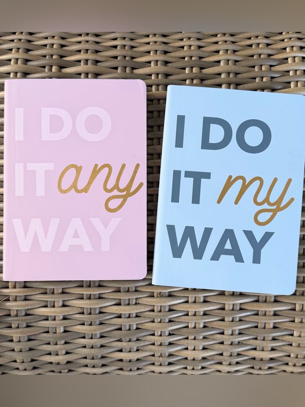 Flying Tiger Copenhagen I DO IT MY WAY & I DO IT ANY WAY Notebooks (Set of 2) A5